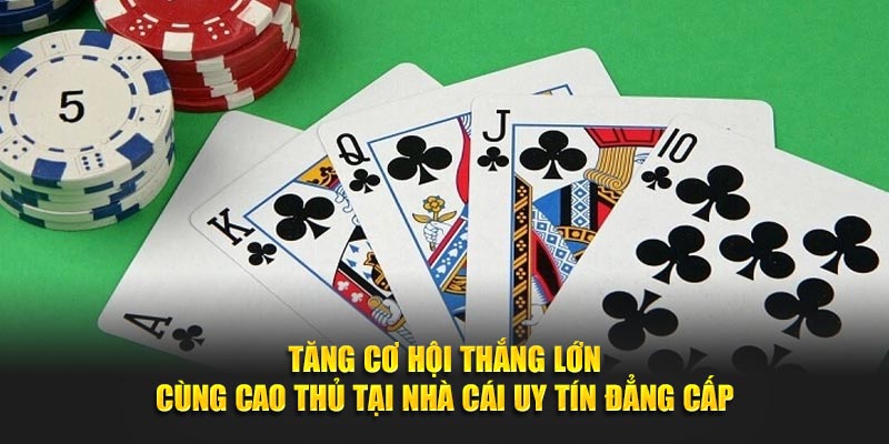 Tăng cơ hội thắng lớn cùng cao thủ tại nhà cái uy tín đẳng cấp